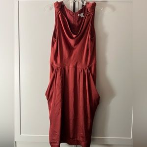 Silky H and M dress with pockets